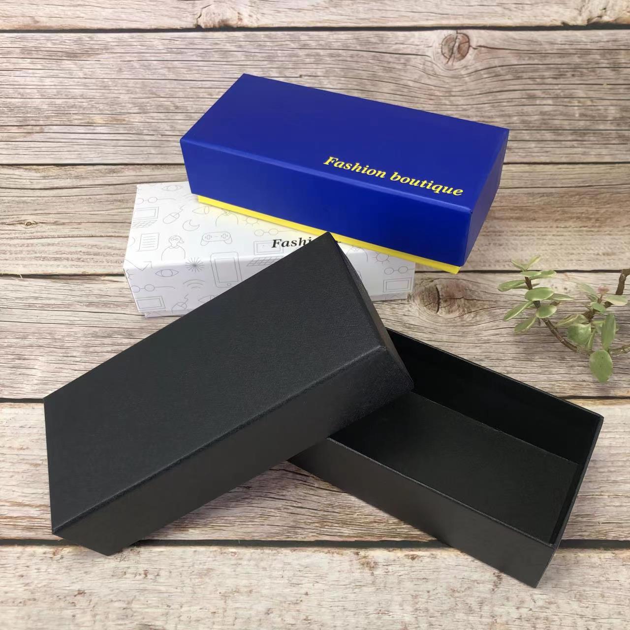 Sunglasses gift box exquisite packaging box heaven and earth cover glasses paper box