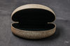 2021 Glasses Case A Semicircular Sunglasses Case with A LOGO Printed on It