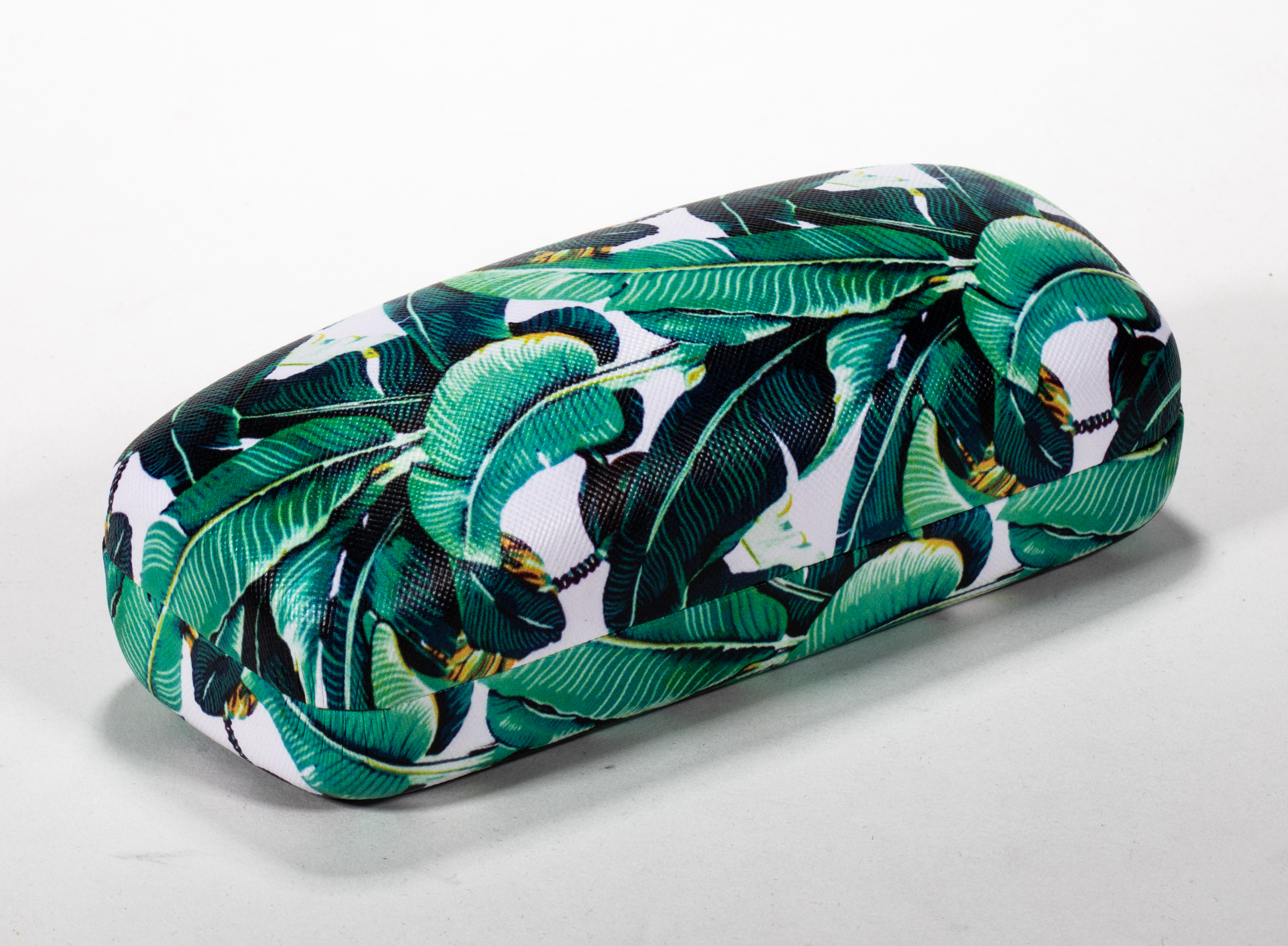 2021 Glasses Case A Sunglasses Case Printed with Green Banana Leaf