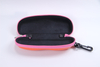 Sunglasses Case with Carabiner, Hard EVA Shockproof Sport Glasses Case Travel Zipper 