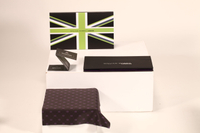 Glasses case set with lens cloth, folding glasses case, paper case