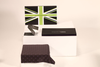 Glasses case set with lens cloth, folding glasses case, paper case