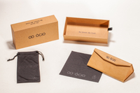 2021 Sunglasses, Brown Case, Black Pocket And Wipe Cloth