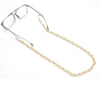 Gold glasses chain, aluminum