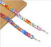 1 colored acrylic glasses lanyard