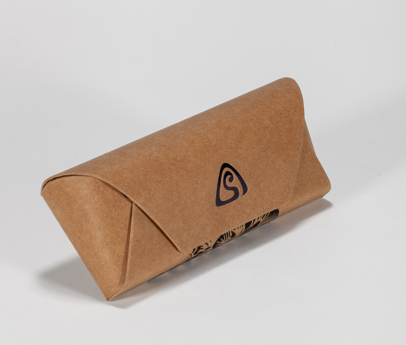 Eyeglass Case Hard Shell, Portable Sunglass Case, fashionable Kraft Paper Eyeglass Case, Lightweight
