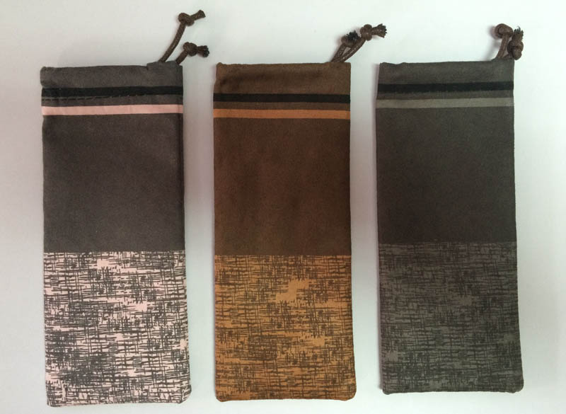 Soft hot printing suede nap reading glasses pouch-D160-3 Soft hot printing suede nap reading glasses pouch-D160-3