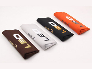 F201 Colorful microfiber glasss pouch with Hot stamping film