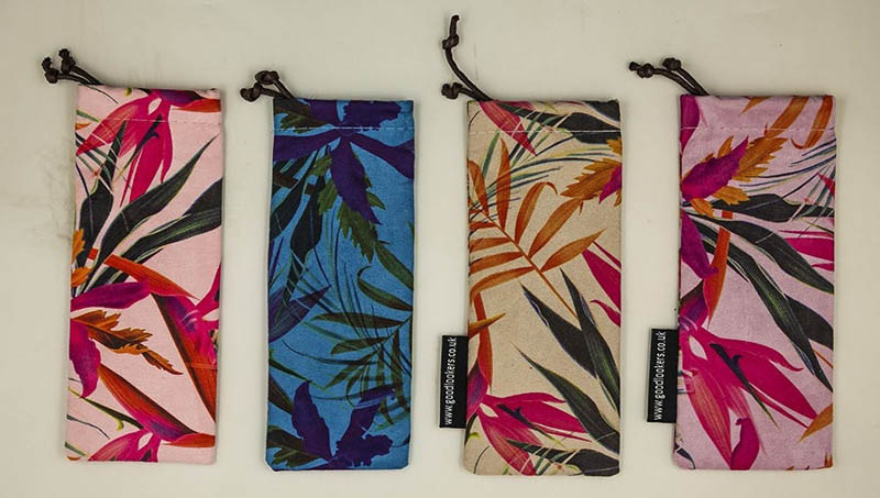 Soft hot printing suede nap reading glasses pouch-D160 Soft hot printing suede nap reading glasses pouch-D160